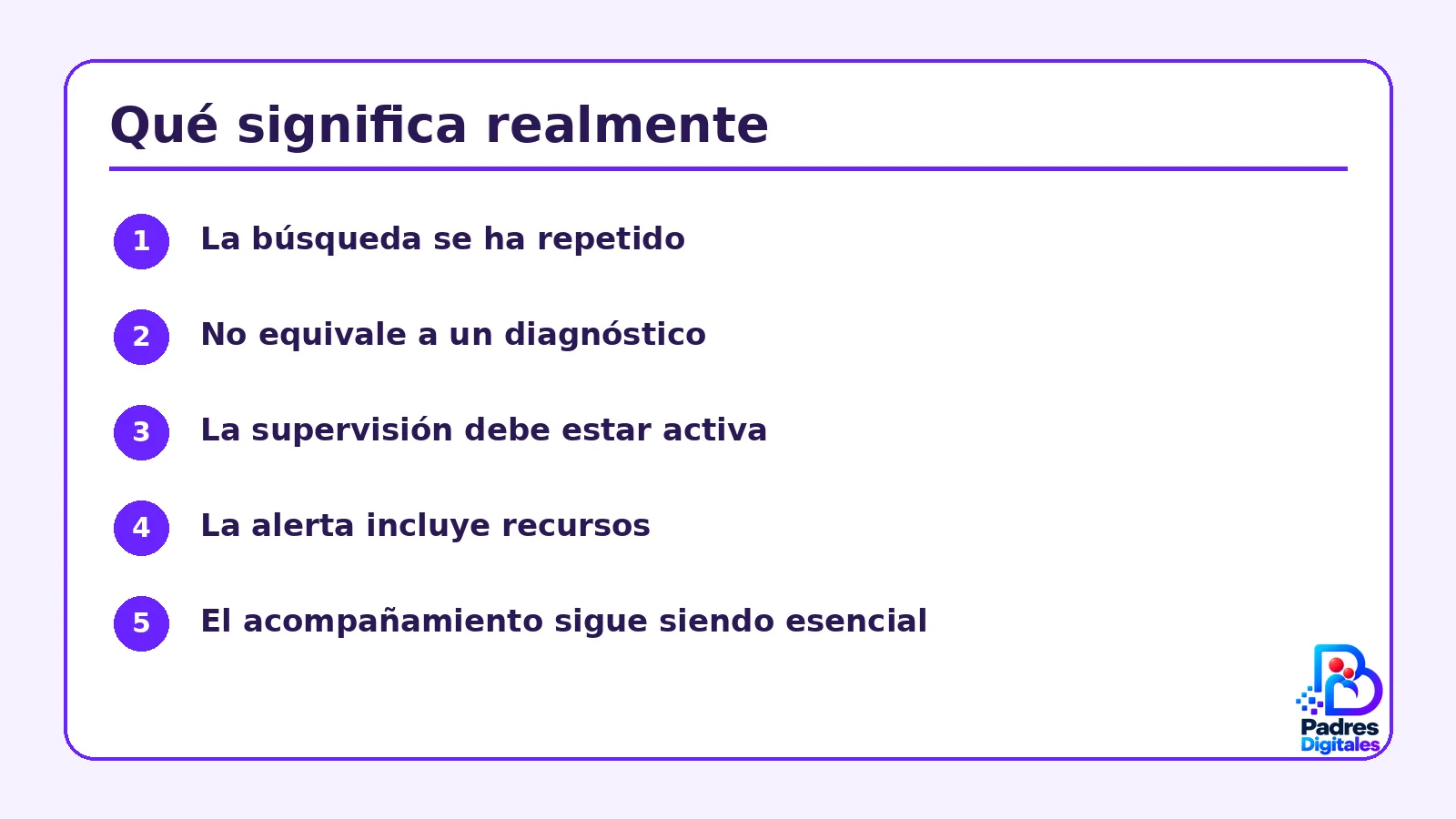 Lista visual de comprobaciones para alertas de Instagram para padres