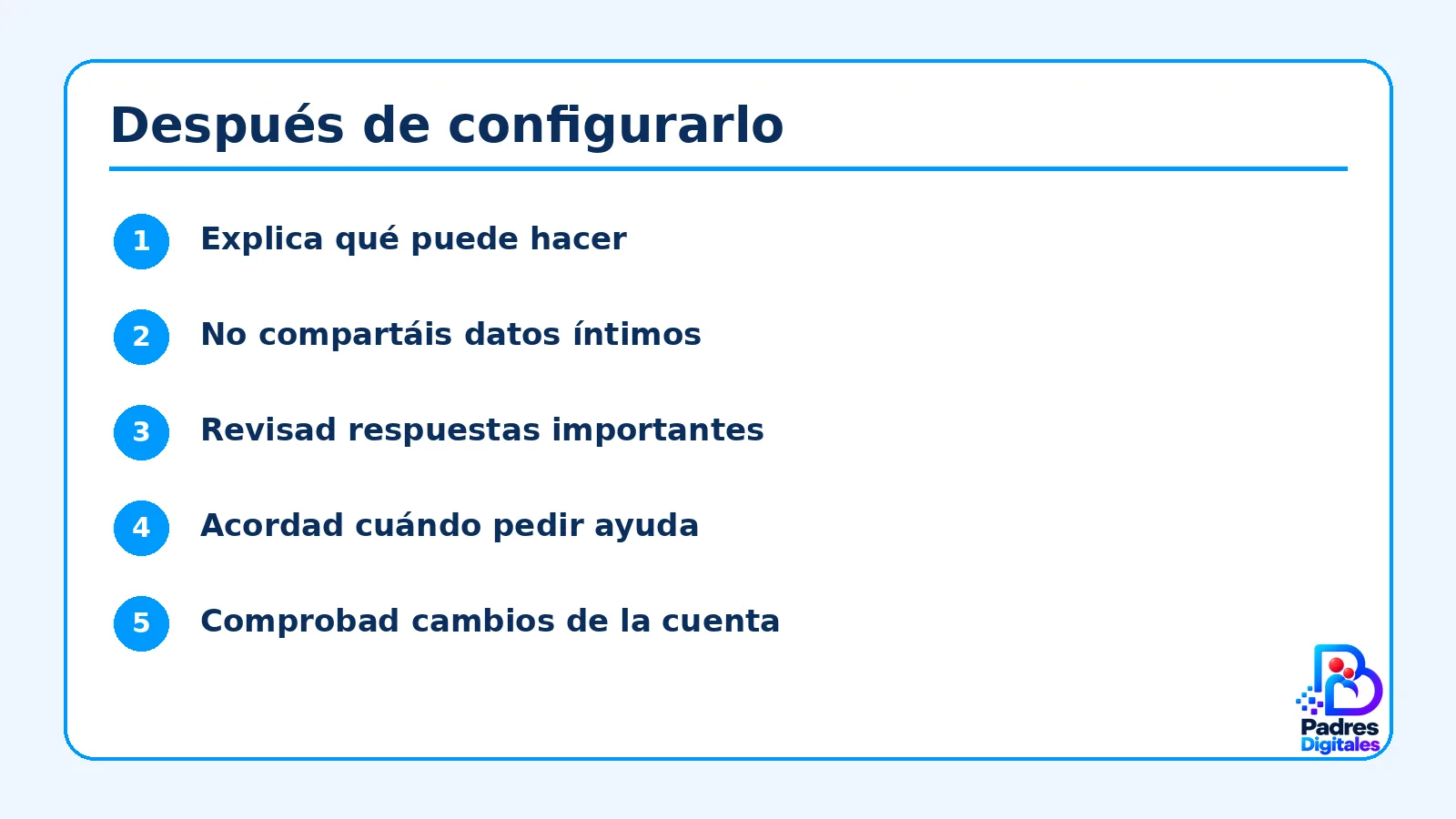 Lista visual de comprobaciones para Gemini Family Link