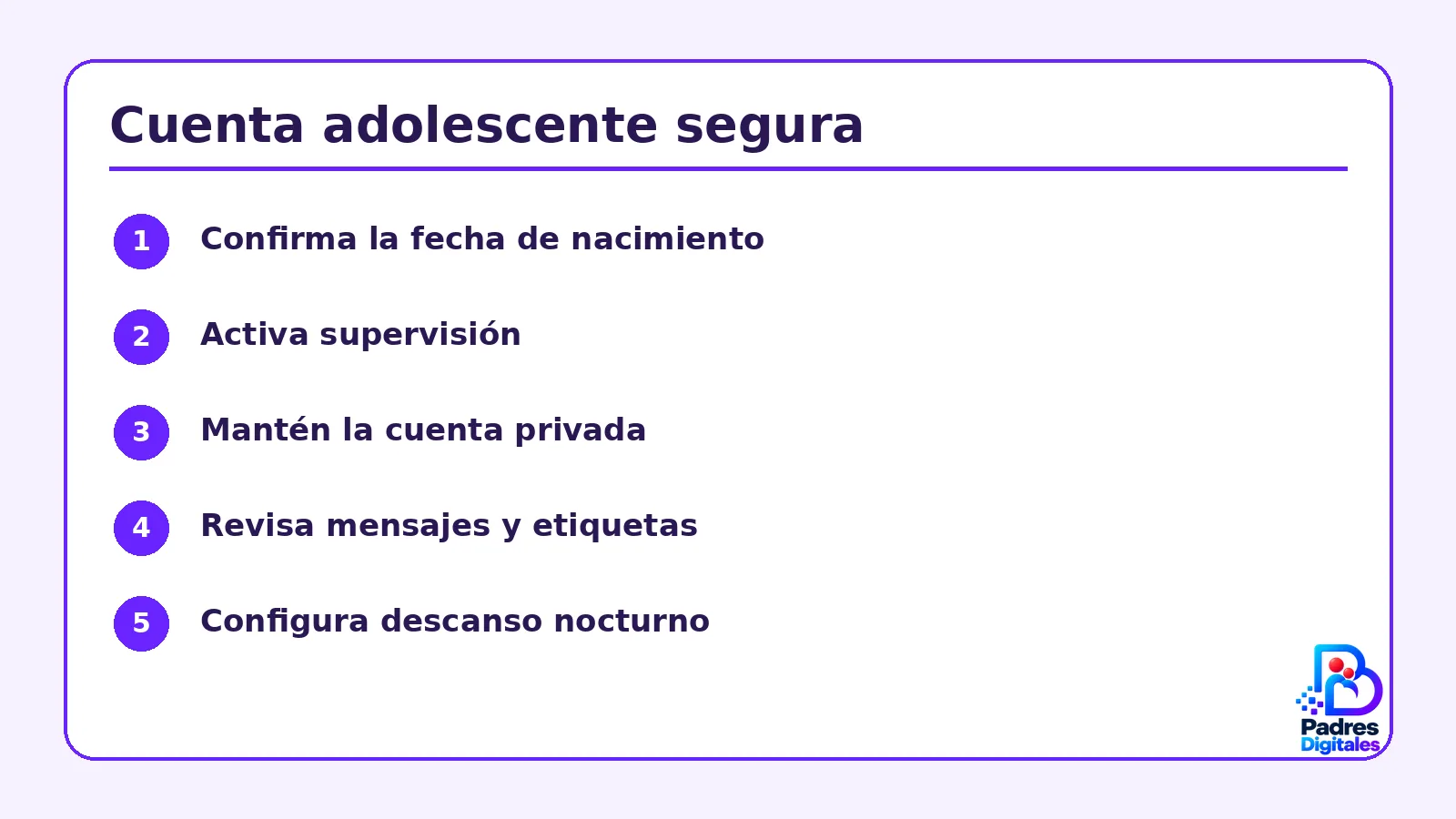 redes sociales cuenta adolescente