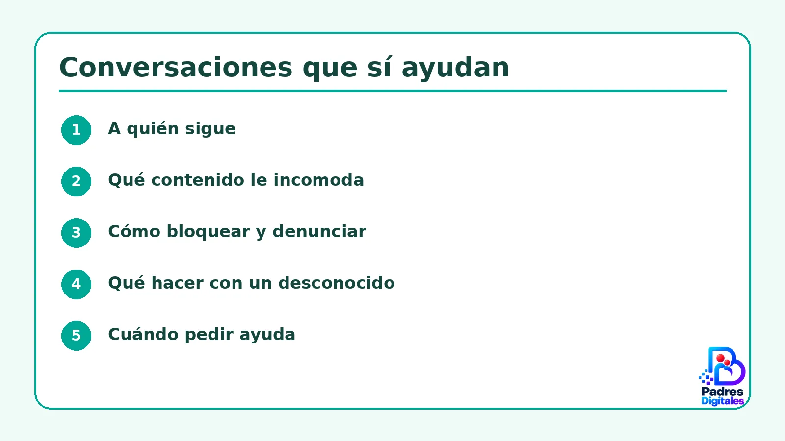 Lista visual de comprobaciones para Cuenta de Adolescente de Instagram