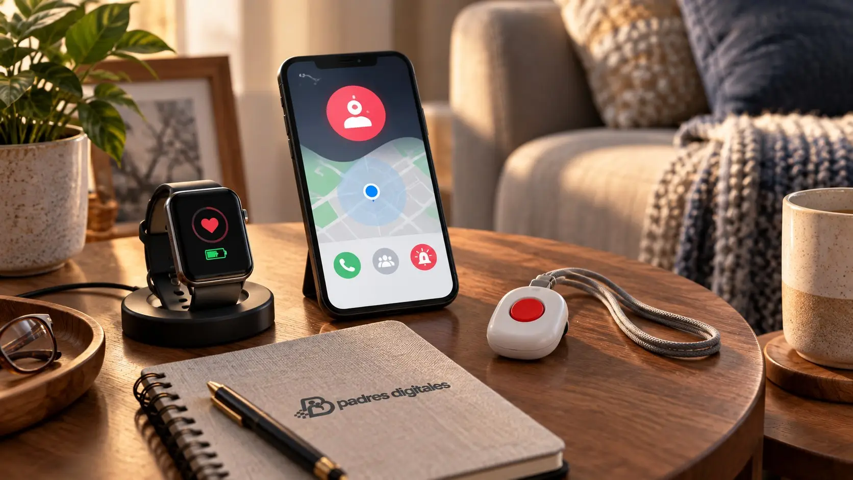 Reloj inteligente, móvil y botón de teleasistencia como opciones para personas mayores autónomas
