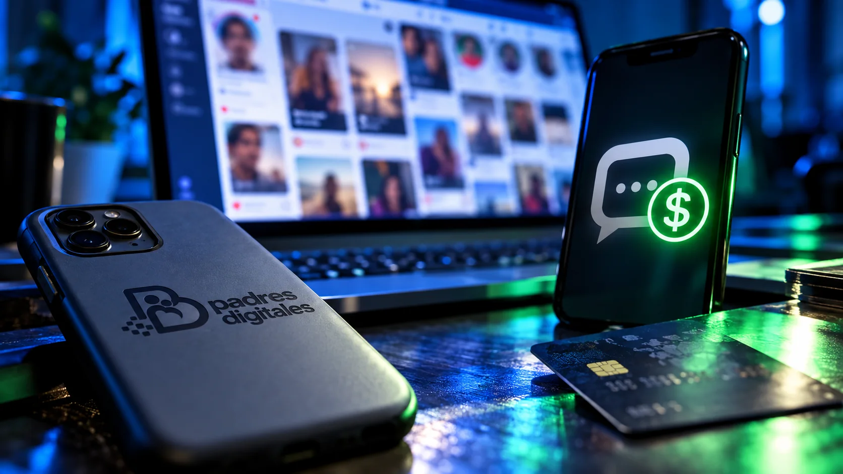 Captación en redes sociales para abrir una cuenta bancaria a cambio de dinero.