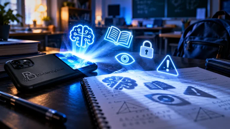 Portada sobre inteligencia artificial, deberes, privacidad y uso educativo.