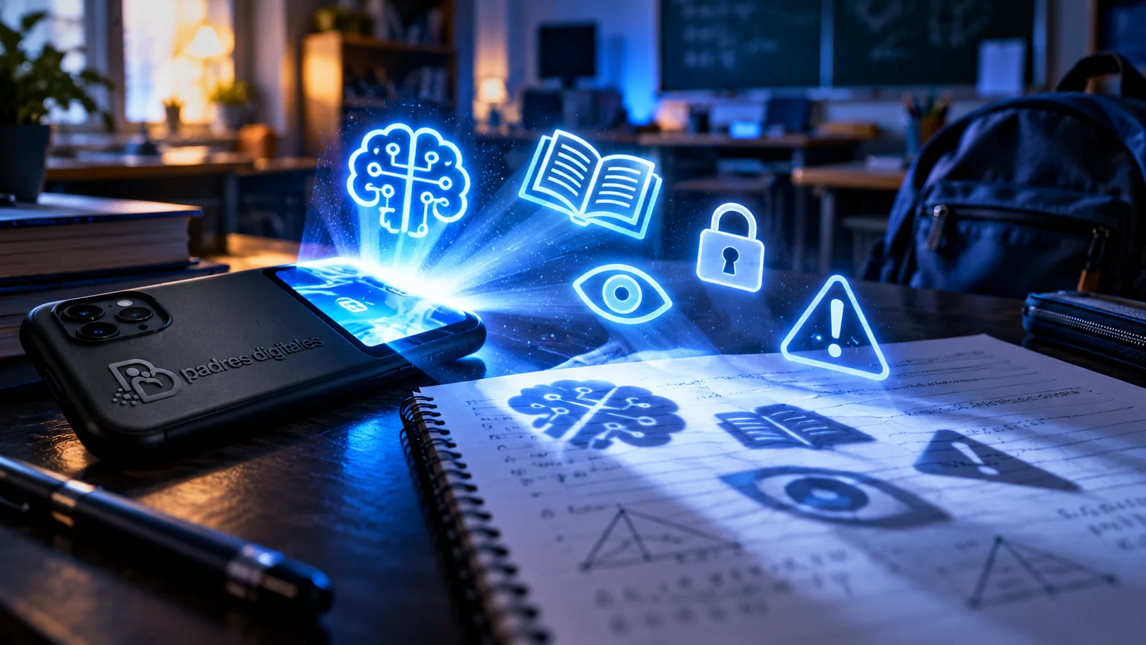 Portada sobre inteligencia artificial, deberes, privacidad y uso educativo.