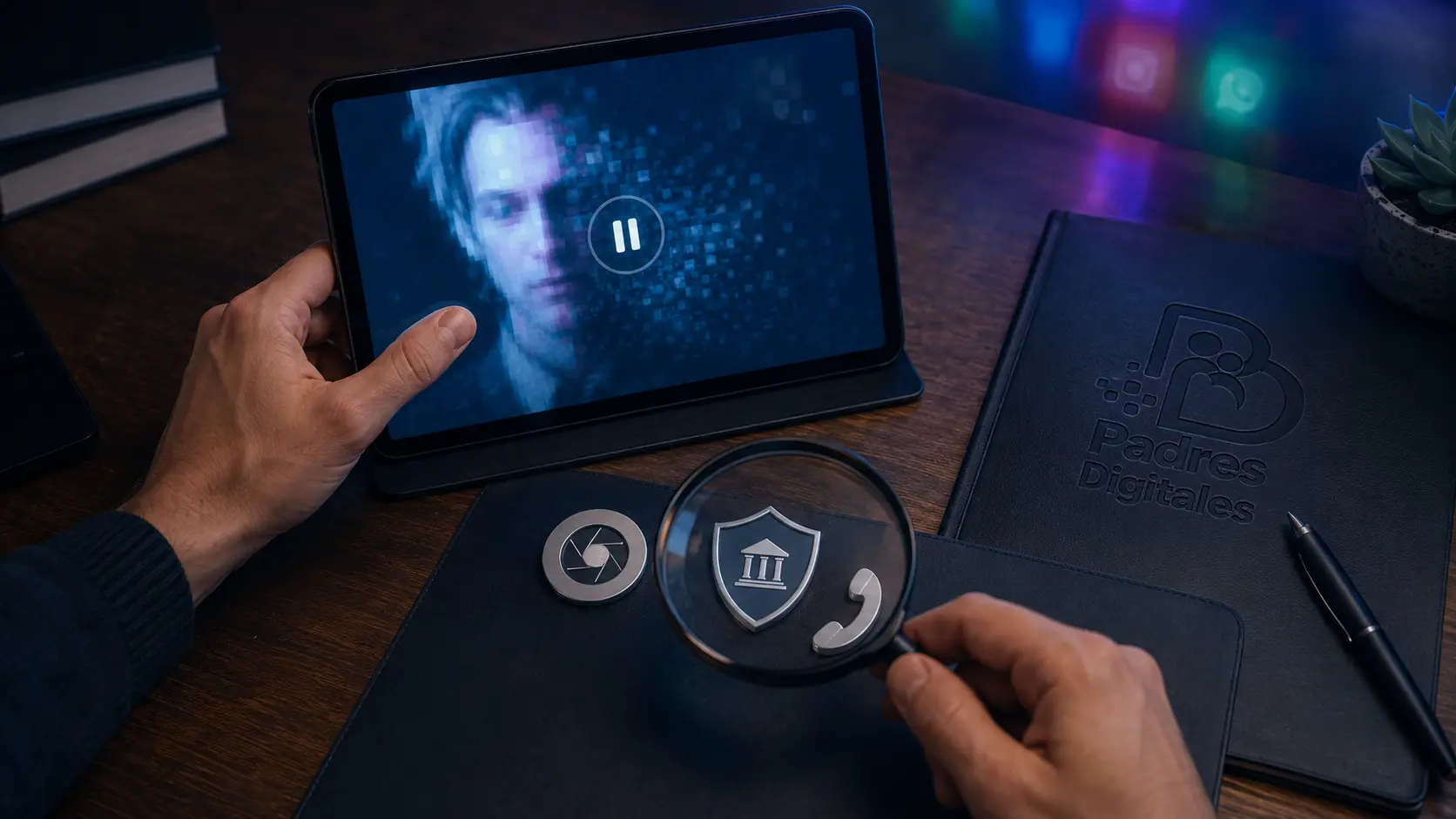 Comprobación independiente de un vídeo deepfake que promociona una inversión