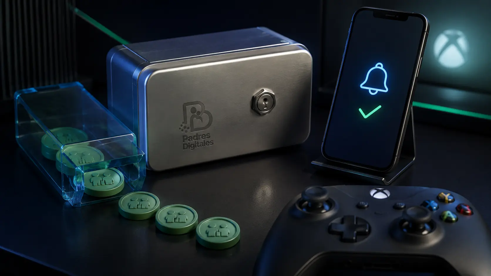 Saldo limitado de Xbox separado de un método de pago protegido y avisos de compra