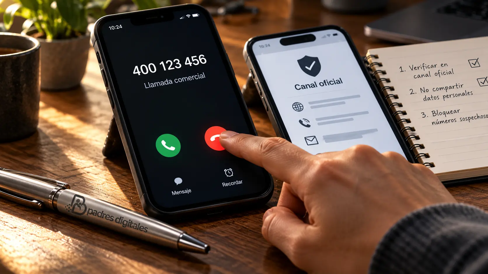 Comprobar una llamada con prefijo 400